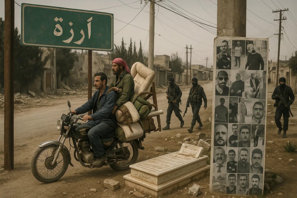 قرية أرزة بريف حماة
